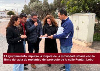 Puerto del Rosario impulsa la mejora de la movilidad urbana con la firma del acta de replanteo del proyecto de la calle Fontán Lobe