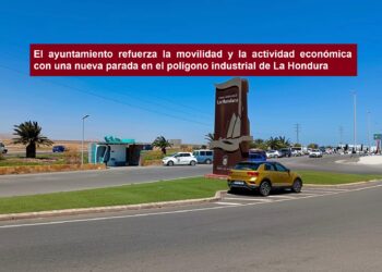 El ayuntamiento refuerza la movilidad y la actividad económica con una nueva parada en el polígono industrial de La Hondura