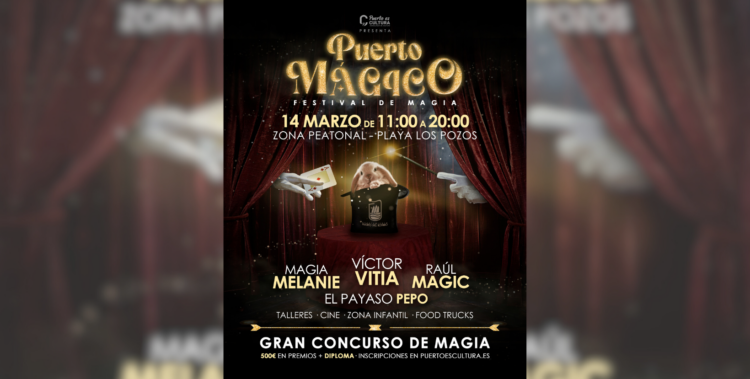Puerto del Rosario celebra el festival “Puerto Mágico”, una jornada dedicada al ilusionismo y al ocio familiar en la Playa de Los Pozos