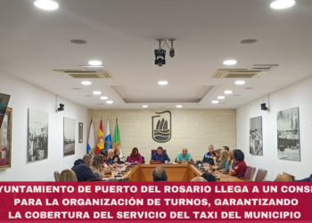 El Ayuntamiento de Puerto del Rosario llega a un consenso para la organización de turnos, garantizando la cobertura del servicio del taxi del municipio
