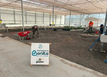 Las cuadrillas continúan los trabajos para adecentar espacios de tránsito y jardines de la Granja Experimental de cara a Feaga 2026