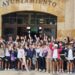 Un centenar de escolares del CEIP El Castillo visitan el Ayuntamiento de Antigua