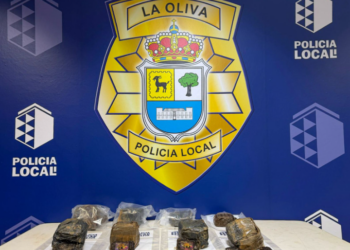 La Policía Local de La Oliva localiza más de 10 kg de hachís en el litoral del este del municipio gracias a la colaboración ciudadana