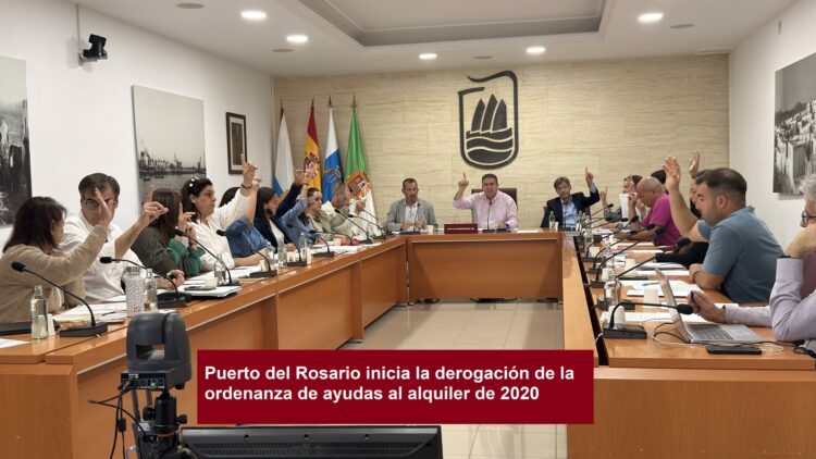 Puerto del Rosario inicia la derogación de la ordenanza de ayudas al alquiler de 2020