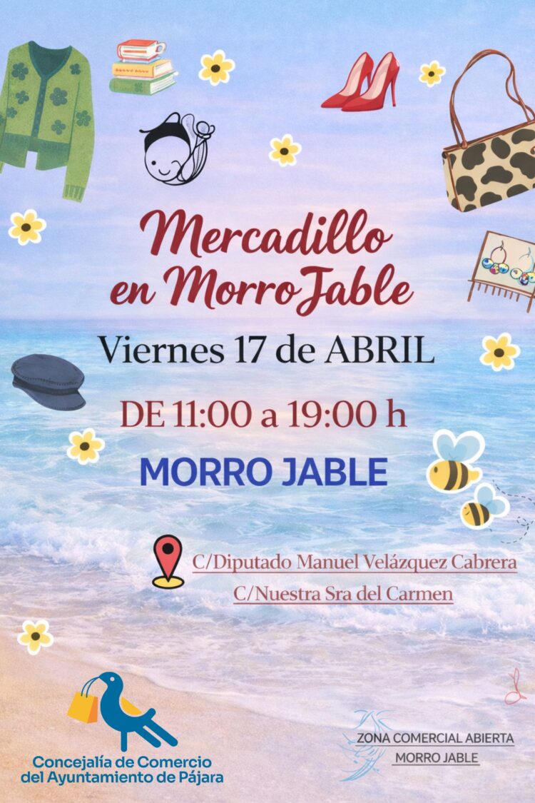 El Ayuntamiento de Pájara apoya al comercio local con la celebración de un mercadillo en Morro Jable