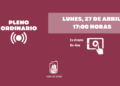 Pleno ordinario abril