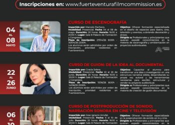 Fuerteventura Film Commission presenta su nuevo programa de formación con cursos inéditos hasta ahora en la Isla