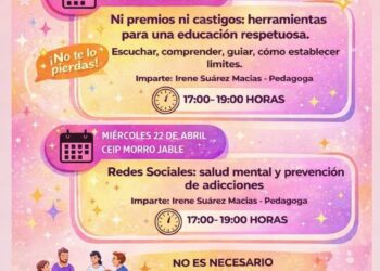 El Ayuntamiento de Pájara continúa desarrollando actividades del programa Educar en Familia 2026