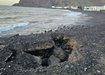El Ayuntamiento de Antigua solicita a Costas reparar los destrozos del Temporal Therese en Pozo Negro