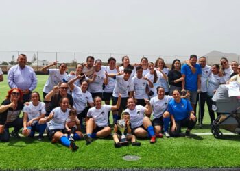 Las guerreras del CD Atlético Balompédica de Antigua Campeonas de Liga y suben a Preferente