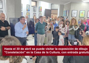 Hasta el 30 de abril se puede visitar la exposición de dibujo «Constelación» en la Casa de la Cultura, con entrada gratuita