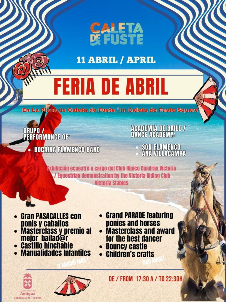 Caleta de Fuste celebra la Feria de Abril con flamenco y tradición ecuestre