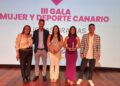 Las hermanas Brenda e Ingrid Roger Soler, galardonadas en la III Gala Mujer y Deporte Canario