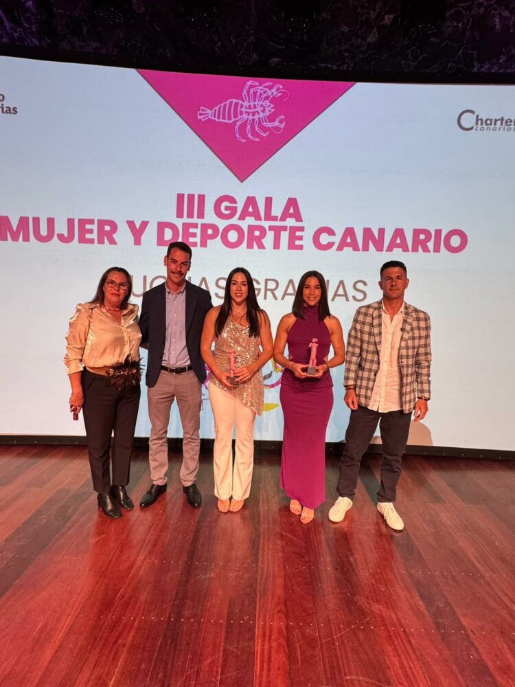 Las hermanas Brenda e Ingrid Roger Soler, galardonadas en la III Gala Mujer y Deporte Canario