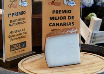El queso de Julián Díaz premio a Mejor Queso de Canarias en los premios Tabefe