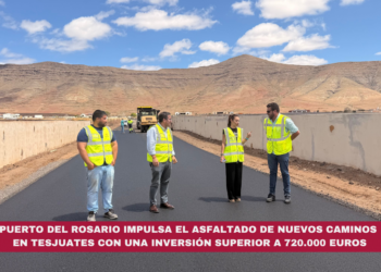 Puerto del Rosario impulsa el asfaltado de nuevos caminos en Tesjuates con una inversión superior a 720.000 euros