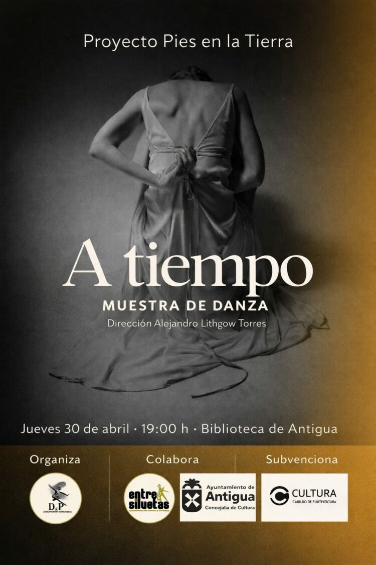Antigua colabora con la muestra de danza A tiempo de Alejandro Lithgow en la Biblioteca Municipal
