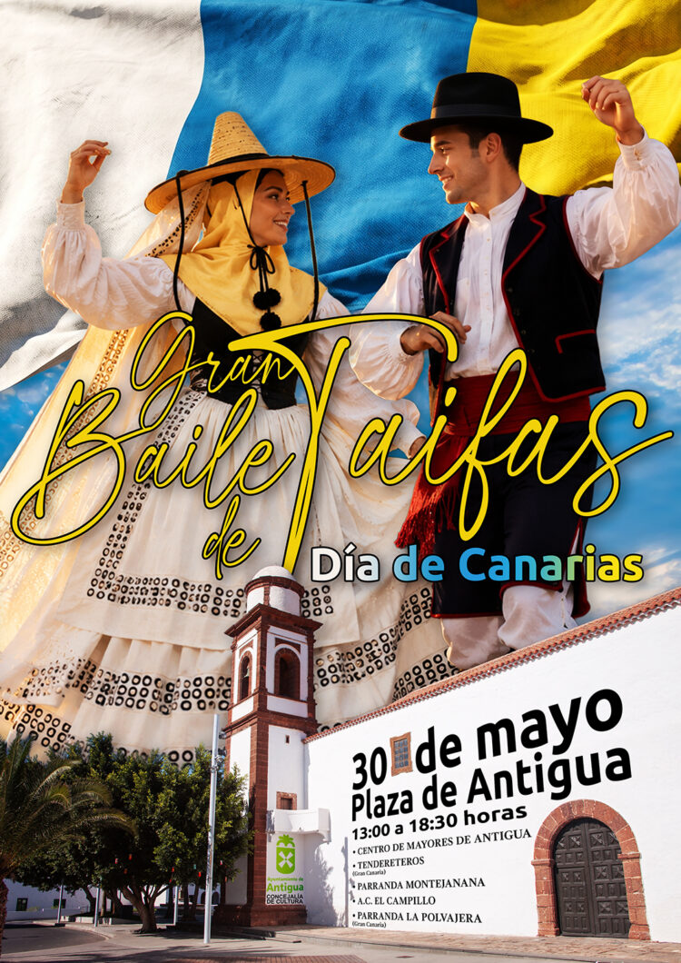 Antigua celebra el Día de Canarias con un Gran Baile de Taifas