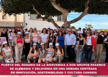 Puerto del Rosario da la bienvenida a dos grupos Erasmus de Alemania y Eslovenia en una semana centrada en innovación, sostenibilidad y cultura canaria