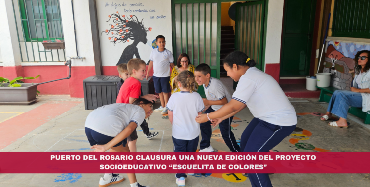 Puerto del Rosario clausura una nueva edición del proyecto socioeducativo “Escuelita de Colores”