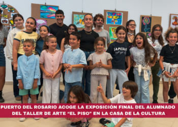 Puerto del Rosario acoge la exposición final del alumnado del Taller de Arte “El Piso” en la Casa de la Cultura