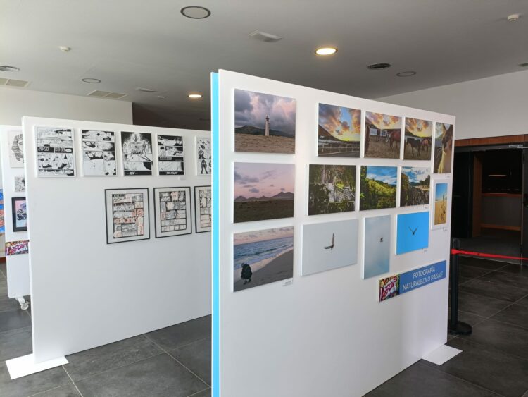 La exposición Maxo Arte Joven se puede visitar en el Auditorio de Antigua hasta el 15 de junio