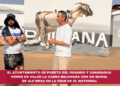 El Ayuntamiento de Puerto del Rosario y Canaragua ponen en valor la cabra majorera con un mural de Ale Mesa en la EBAR de El Matorral