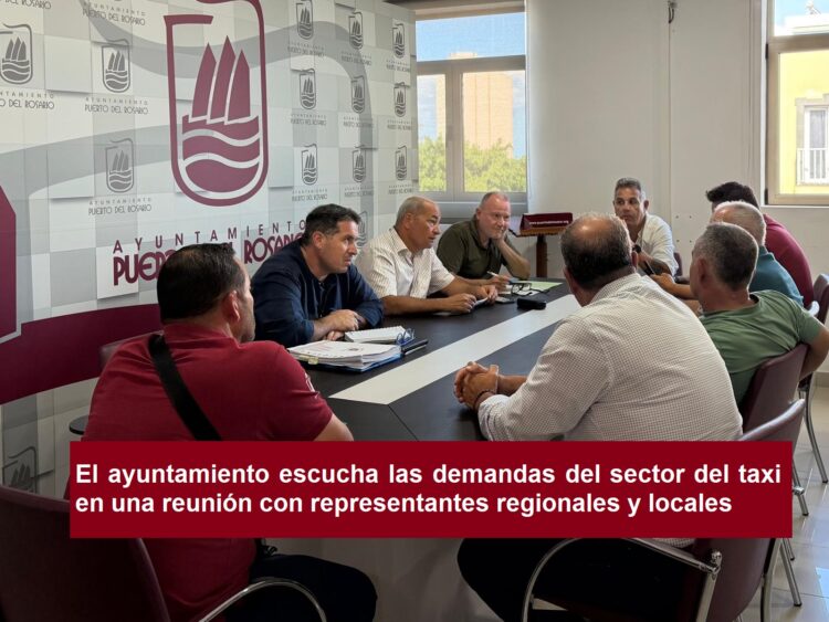 El ayuntamiento escucha las demandas del sector del taxi en una reunión de trabajo con representantes regionales y locales