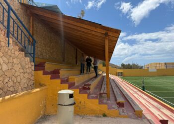 El Ayuntamiento de Pájara concluye la instalación de pérgolas en los campos de fútbol de Morro Jable y Pájara y prevé una próxima actuación en Costa C…