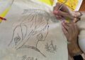 Taller Creativo de Pintura Textil celebrando el Día de Canarias en Antigua