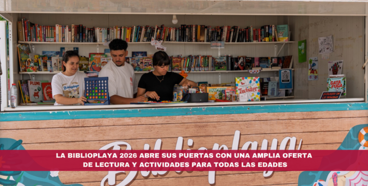 La Biblioplaya 2026 abre sus puertas con una amplia oferta de lectura y actividades para todas las edades