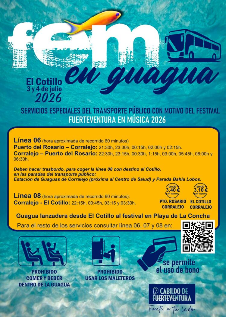 Servicio de Guaguas Fem | Cabildo de Fuerteventura