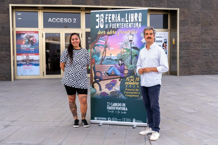 La artista majorera “Moño” firma el cartel de la 36ª Feria del Libro de Fuerteventura