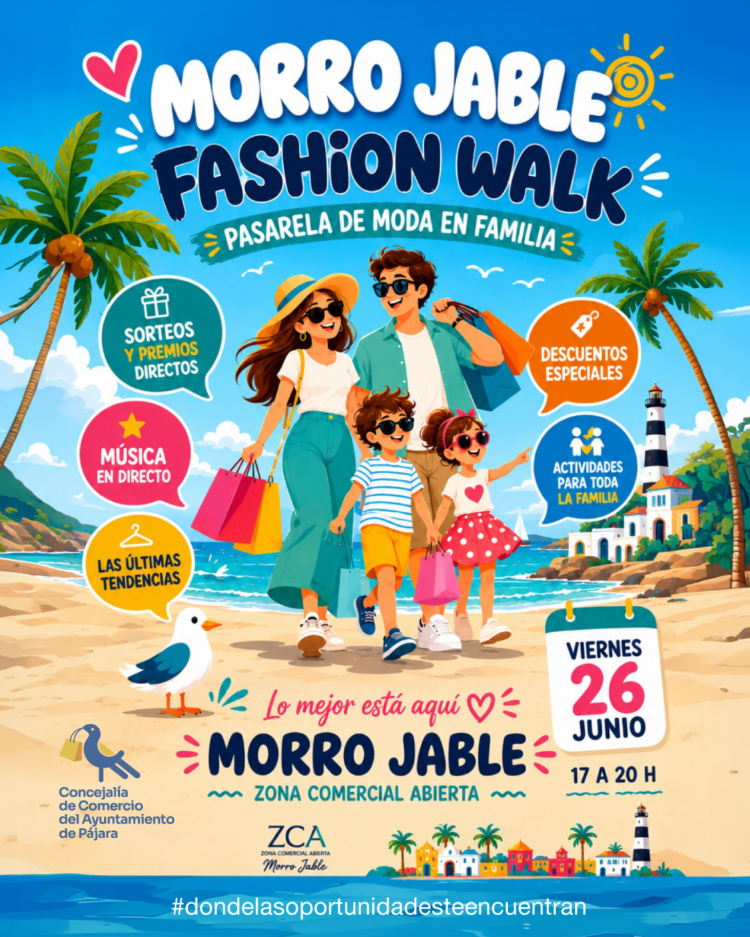 Pájara lanza ‘Morro Jable Fashion Walk’, una pasarela de moda para disfrutar en familia 