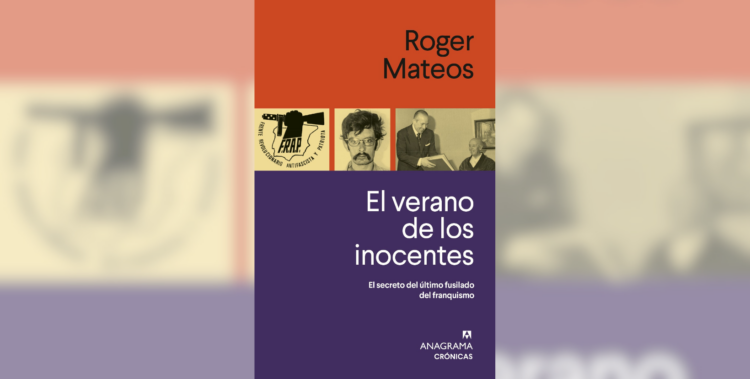 El periodista de la Agencia EFE Roger Mateos presenta, el martes, ‘El verano de los inocentes’, sobre los últimos asesinados del franquismo