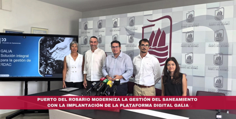 Puerto del Rosario moderniza la gestión del saneamiento con la implantación de la plataforma digital GALIA