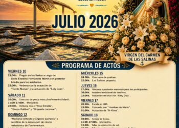 El Ayuntamiento de Antigua anuncia las fiestas de Las Salinas del Carmen