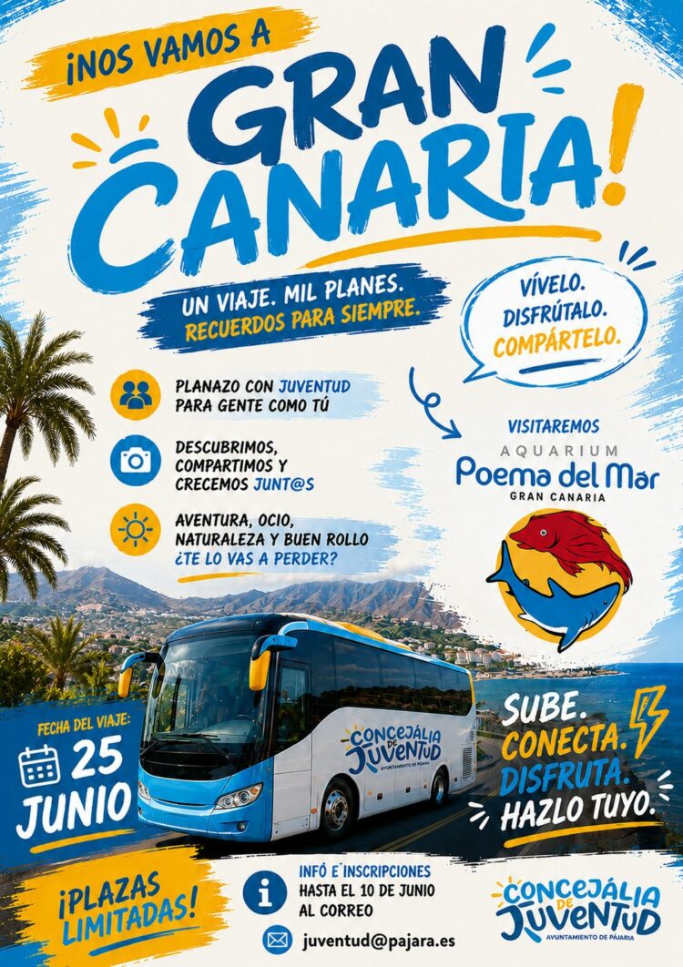 El Ayuntamiento de Pájara organiza una excursión a Gran Canaria para la juventud