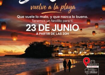 Pájara recupera la celebración de la Noche de San Juan y la hoguera tradicional en la playa de Morro Jable