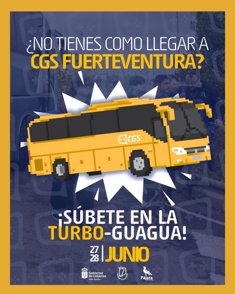 Servicio de transporte gratuito para asistir al Canarias Game Show