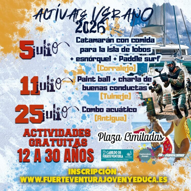 Actívate Verano | Cabildo de Fuerteventura