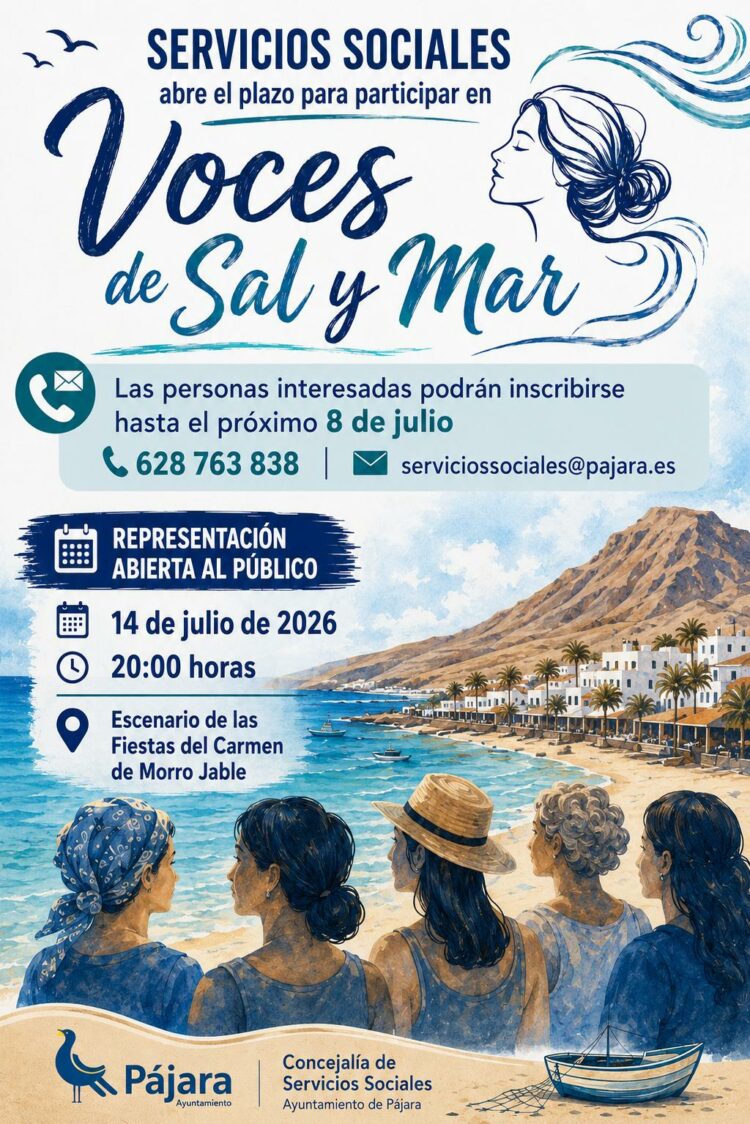 ‘Voces de Sal y Mar’: Servicios sociales abre el plazo para las inscripciones