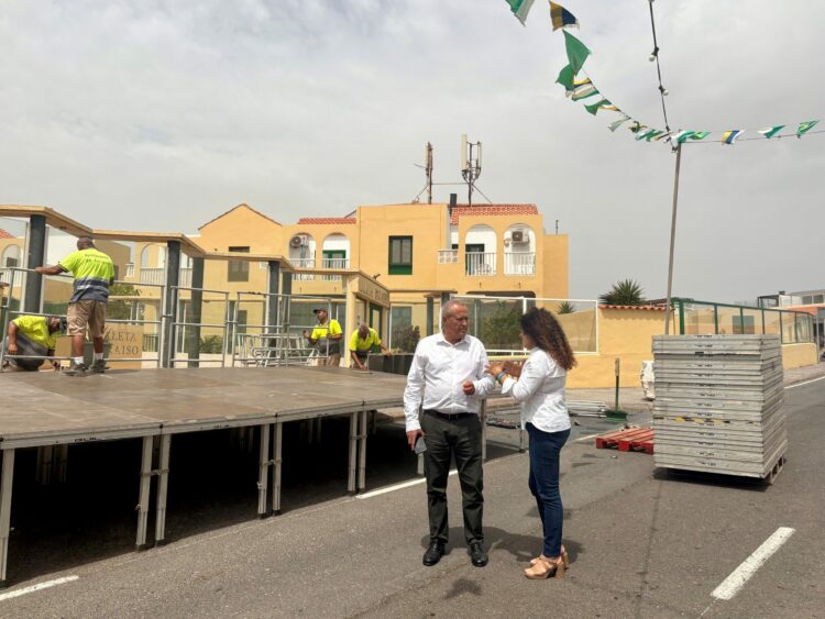 El Gobierno de Antigua revisa las instalaciones para las fiestas de Santiago Apóstol en Costa Antigua