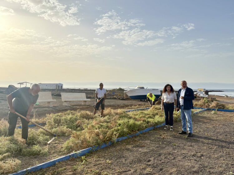 El Ayuntamiento de Antigua inicia un plan de limpieza en Las Salinas del Carmen