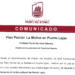 COMUNICADO PLAN PARCIAL LA MOLINA EN PUERTO LAJAS 21/07/2026 – 19 HORAS