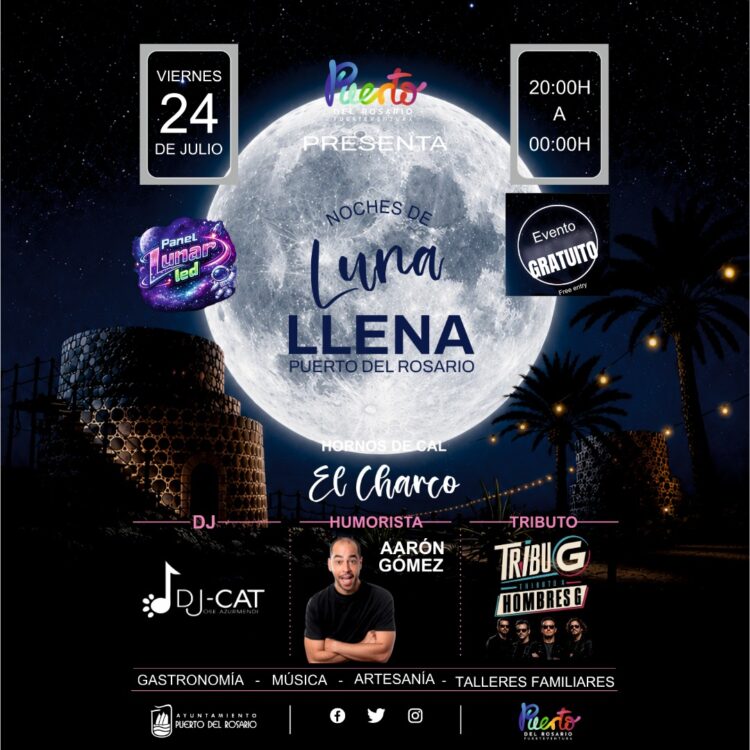 Puerto del Rosario celebra una nueva edición de Luna Llena con una programación renovada para dinamizar la capital