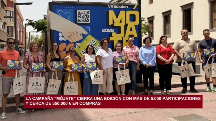 La campaña «Mójate» cierra una edición con más de 5.000 participaciones y cerca de 350.000 euros en compras