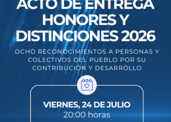 Pájara celebrará mañana el acto de entrega de Honores y Distinciones del municipio