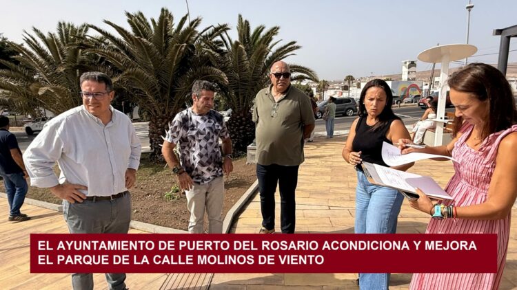 El ayuntamiento acondiciona y mejora el parque de la calle Molinos de Viento