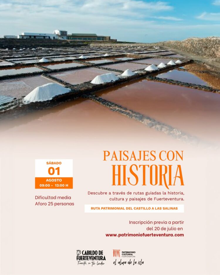 Vuelve ‘Paisajes con historia’ con dos nuevas rutas guiadas por Fuerteventura en el mes de agosto